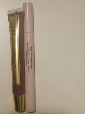 Nakery Dual Ended Lip Contour And Peptide Plumping Gloss Duo.